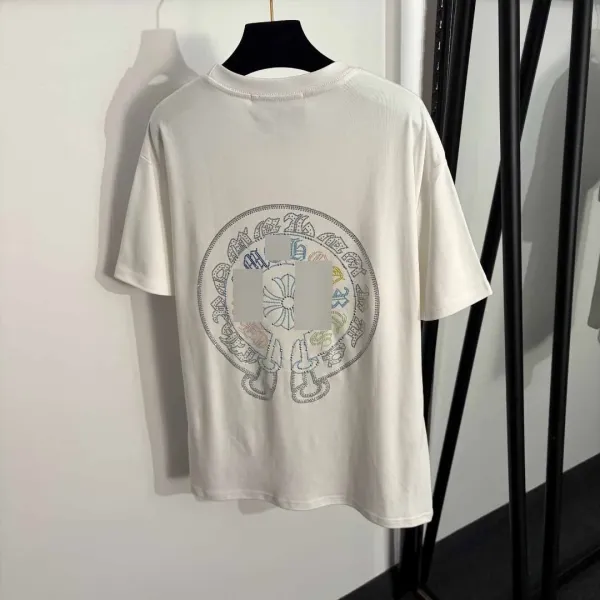 Chrome Hearts Embroidered Cross Pocket T-Shirt White - 4