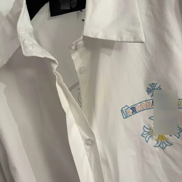 Chrome Hearts Embroidered Shirt Brown - 8