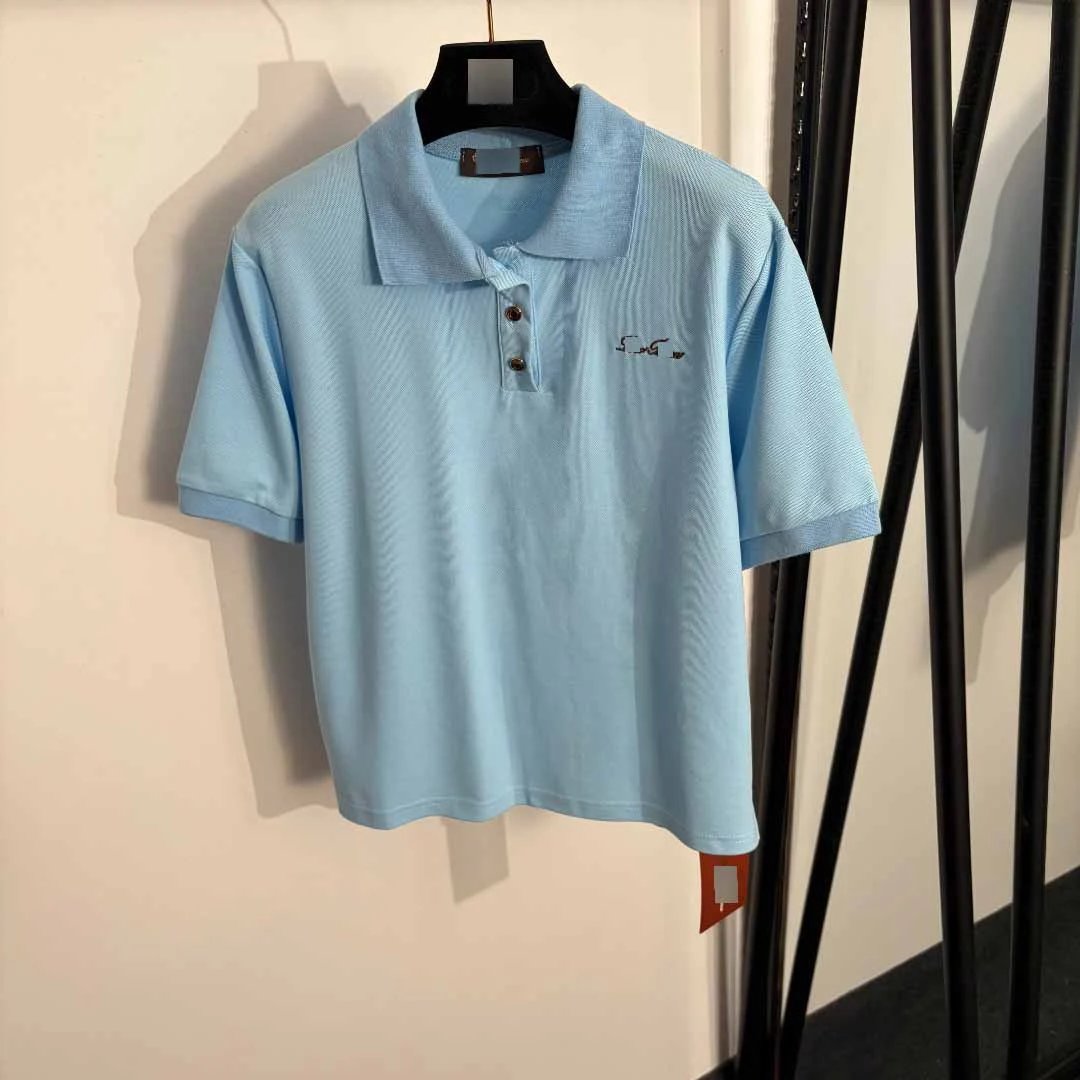Unbranded T-Shirts Short-Sleeve Piqué Polo with Embroidered Chest Logo image 4