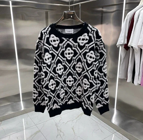 Casablanca Knitwear Jacquard Knit Sweater product detail image 3
