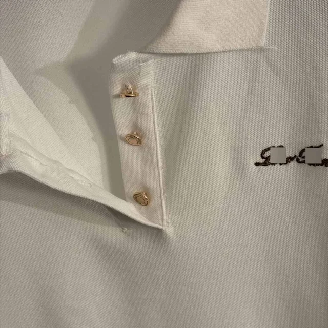 Unbranded T-Shirts Short-Sleeve Piqué Polo with Embroidered Chest Logo product detail image 6