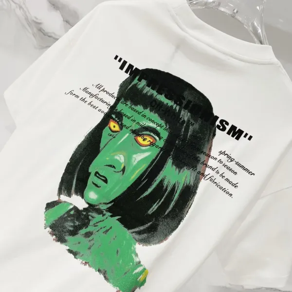 Off-White '99' Impressionism Graphic T-Shirt Black - 17