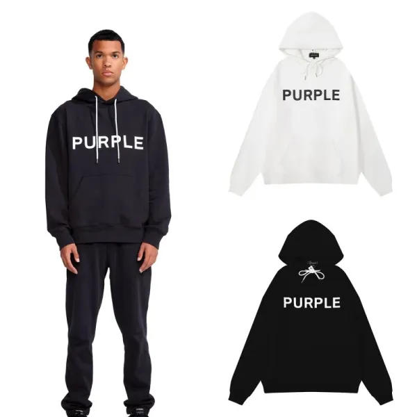 Purple Brand Purple Gang Red Frame Graphic T-Shirt Black - 9