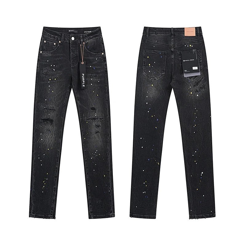Purple Brand Jeans Printed and distressed denim — PU7018