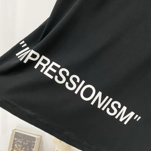 Off-White '99' Impressionism Graphic T-Shirt Black - 29
