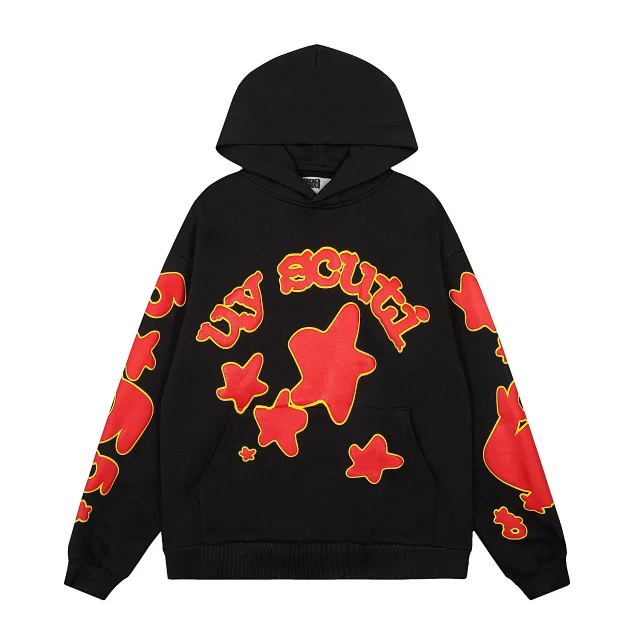 SP5DER Hoodies & Sweatshirts Graphic Pullover Hoodie product detail image 9