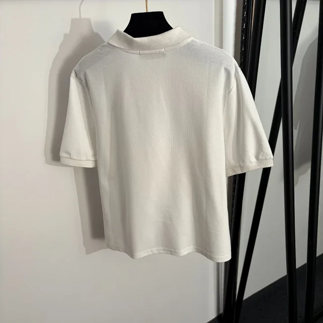 Unbranded T-Shirts Short-Sleeve Piqué Polo with Embroidered Chest Logo product detail image 3