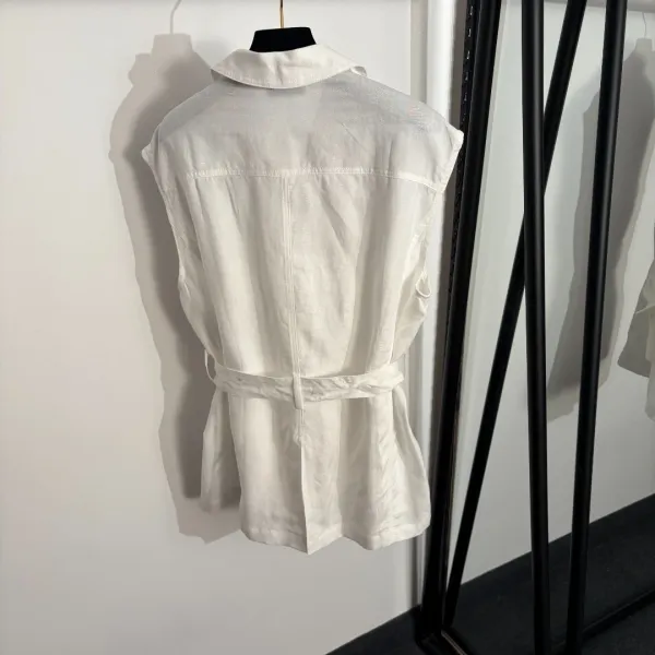 Design Utility Shirt and Wide-Leg Pants Set in Camel - 6