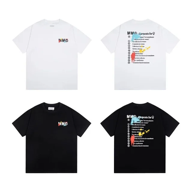 Maison Margiela Multiple graphic T-shirt designs product detail image 18