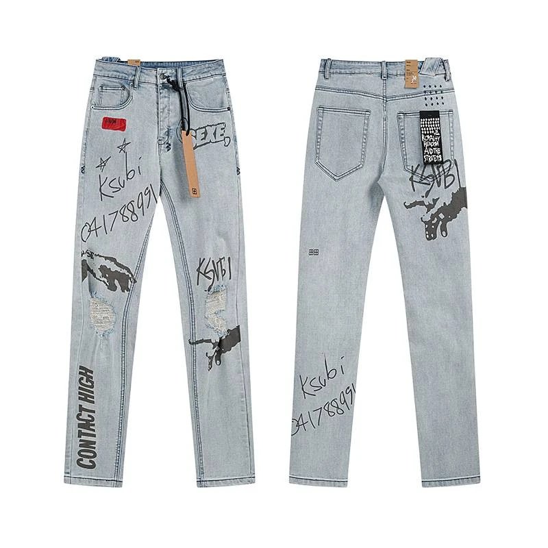 Purple Brand Jeans Printed and distressed denim image 5