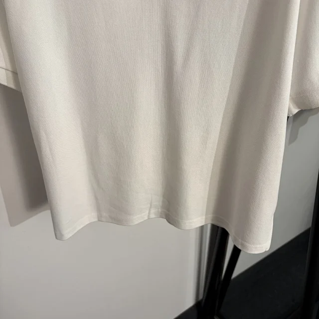 Unbranded T-Shirts Short-Sleeve Zip Polo Shirt with Embroidered Chest Emblem product detail image 5