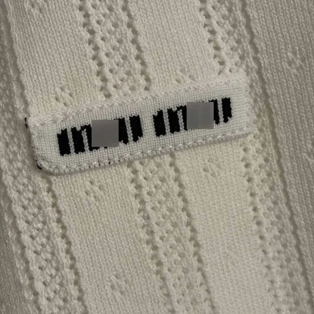 Miu Matching Sets Short-Sleeve Knit Polo Top and Pleated Skirt Set product detail image 9