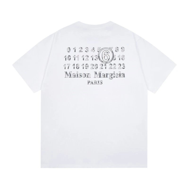 Maison Margiela Multiple graphic T-shirt designs — M610 White