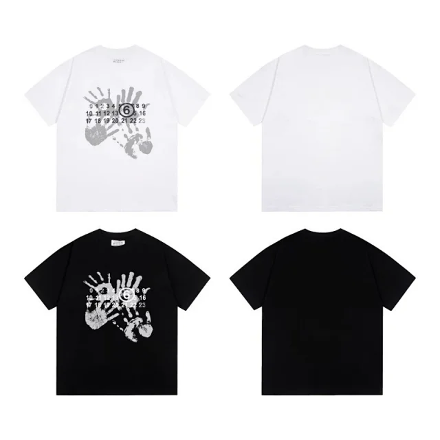 Maison Margiela Multiple graphic T-shirt designs product detail image 22