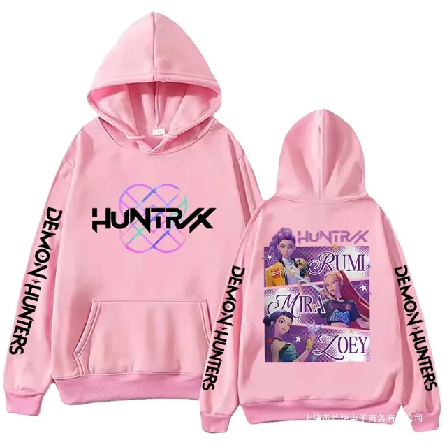 Unbranded Hoodies & Sweatshirts HUNTR/X KPop Demon Hunters graphic pullover hoodie product detail image 12