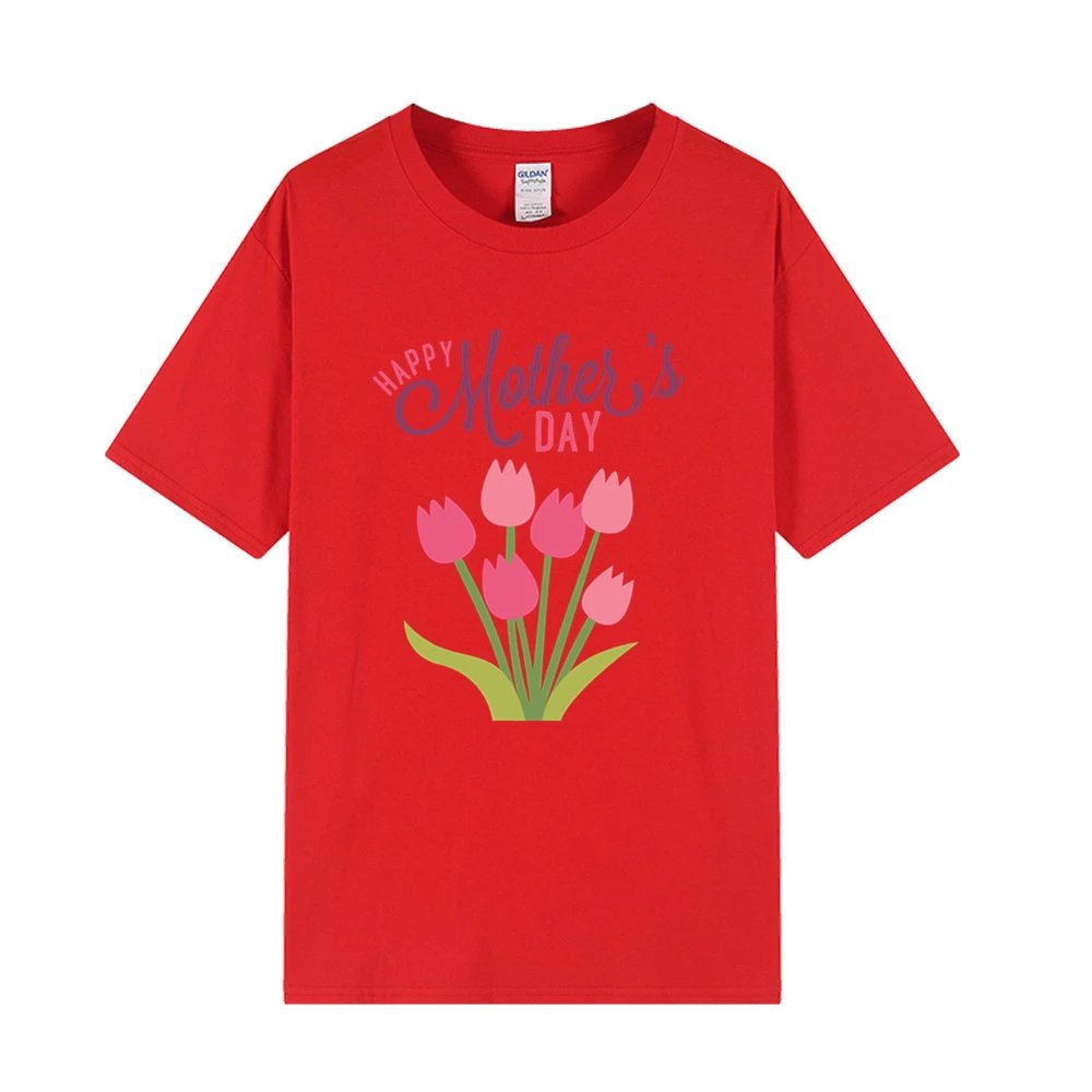 Gildan T-Shirts Mother's Day Tulip Graphic image 2