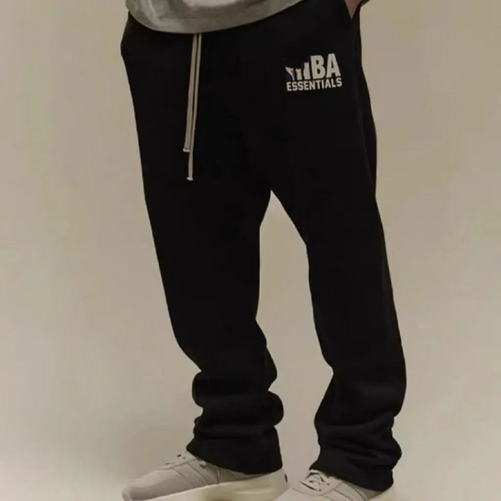 NBA Essentials Logo Print Drawstring Shorts White - 22