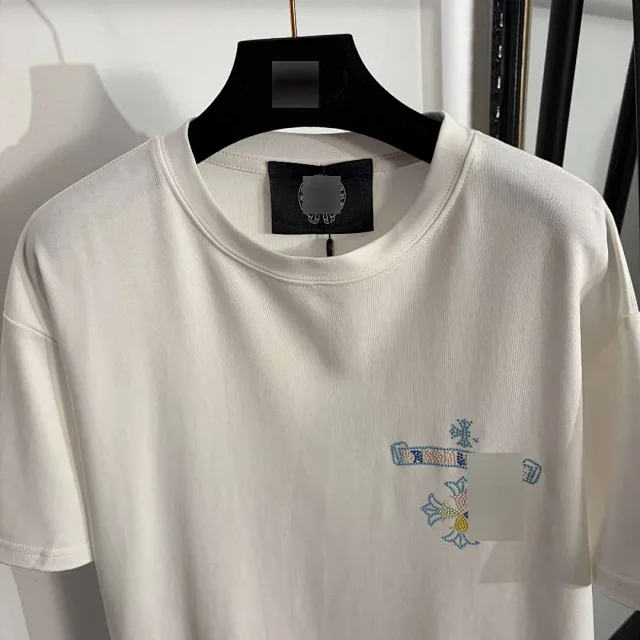 Chrome Hearts T-Shirts Short-Sleeve Cross Graphic T-Shirt product detail image 4