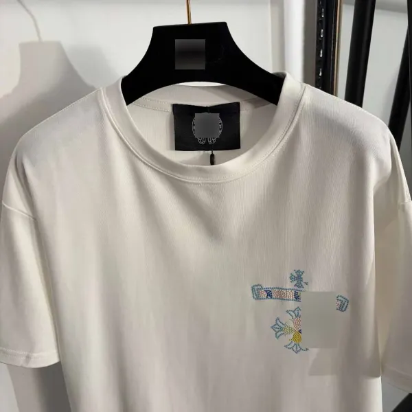 Chrome Hearts Embroidered Cross Pocket T-Shirt White - 5