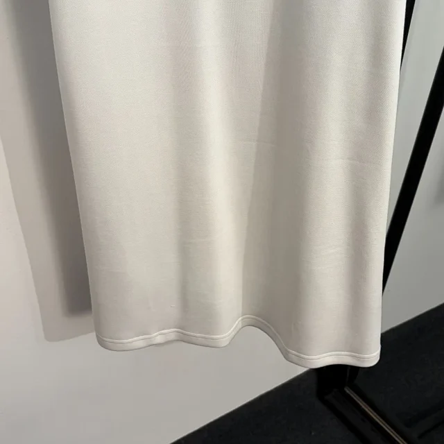 Prada Dresses Short-Sleeve Polo Dress with Triangle Logo Plaque product detail image 5