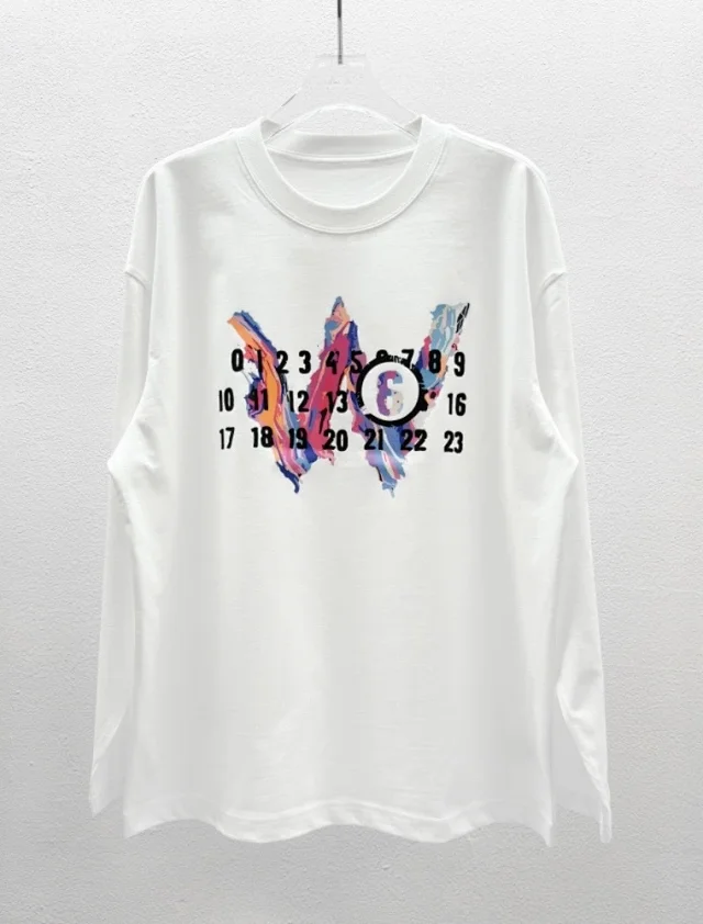 Maison Margiela T-Shirts Long-Sleeve Graphic T-Shirt product detail image 26