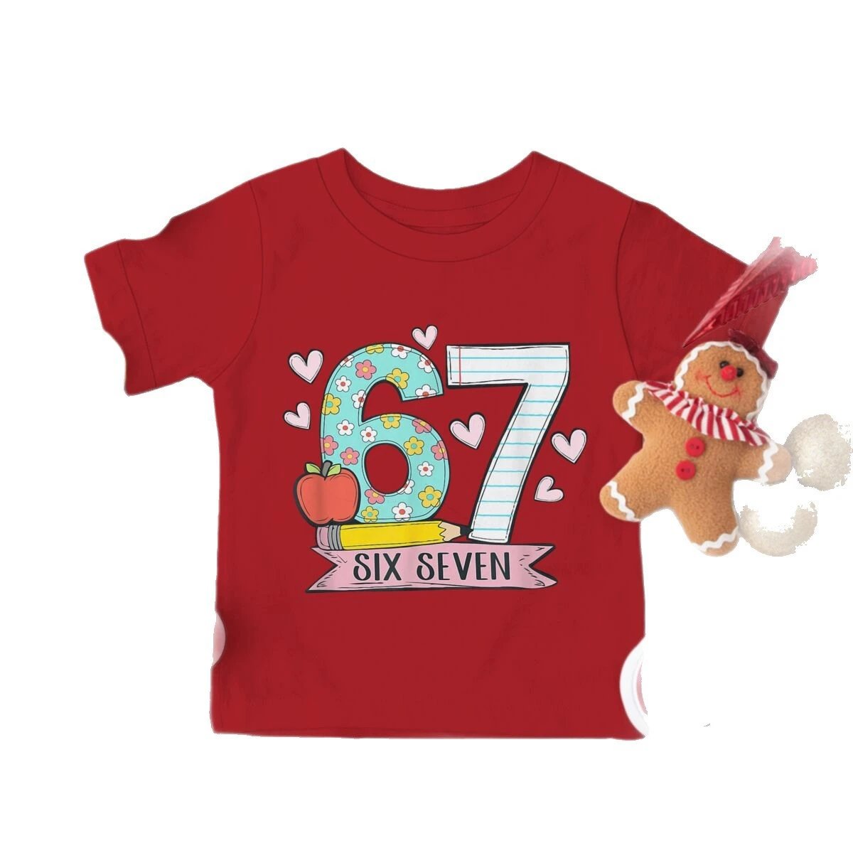 Unbranded T-Shirts Kids 67 Six Seven Graphic Print image 5