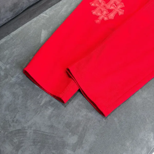 Chrome Hearts x Denim Tears Red Cross-Embroidered Jeans - 15