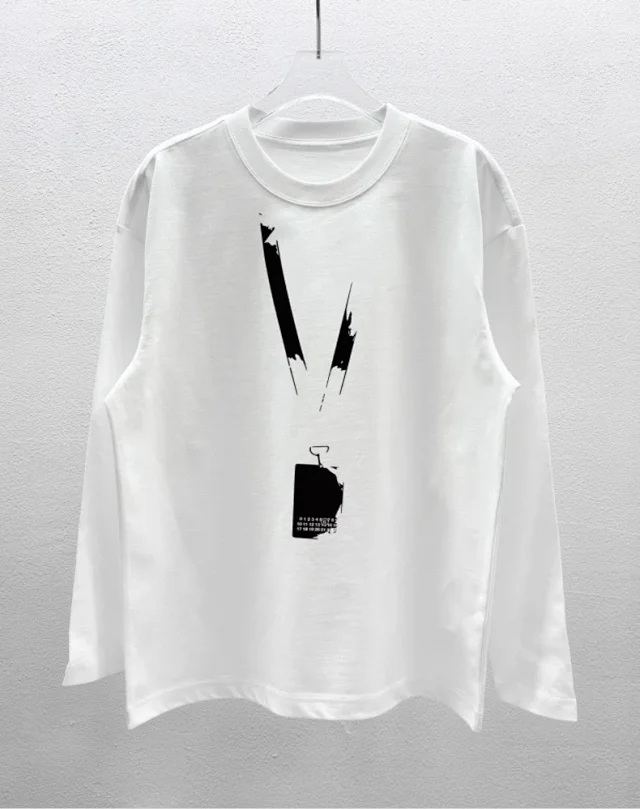 Maison Margiela T-Shirts Long-Sleeve Graphic T-Shirt product detail image 40
