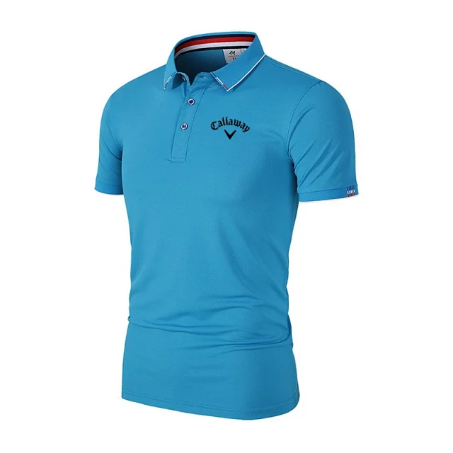 Callaway Shirts Short-Sleeve Polo Shirt with Contrast-Trim Collar product detail image 12