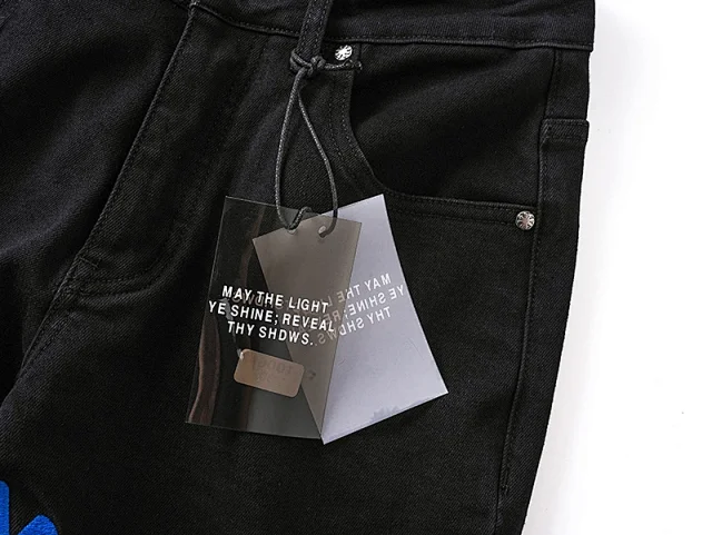 Unbranded Jeans Flared with floral appliqué product detail image 21