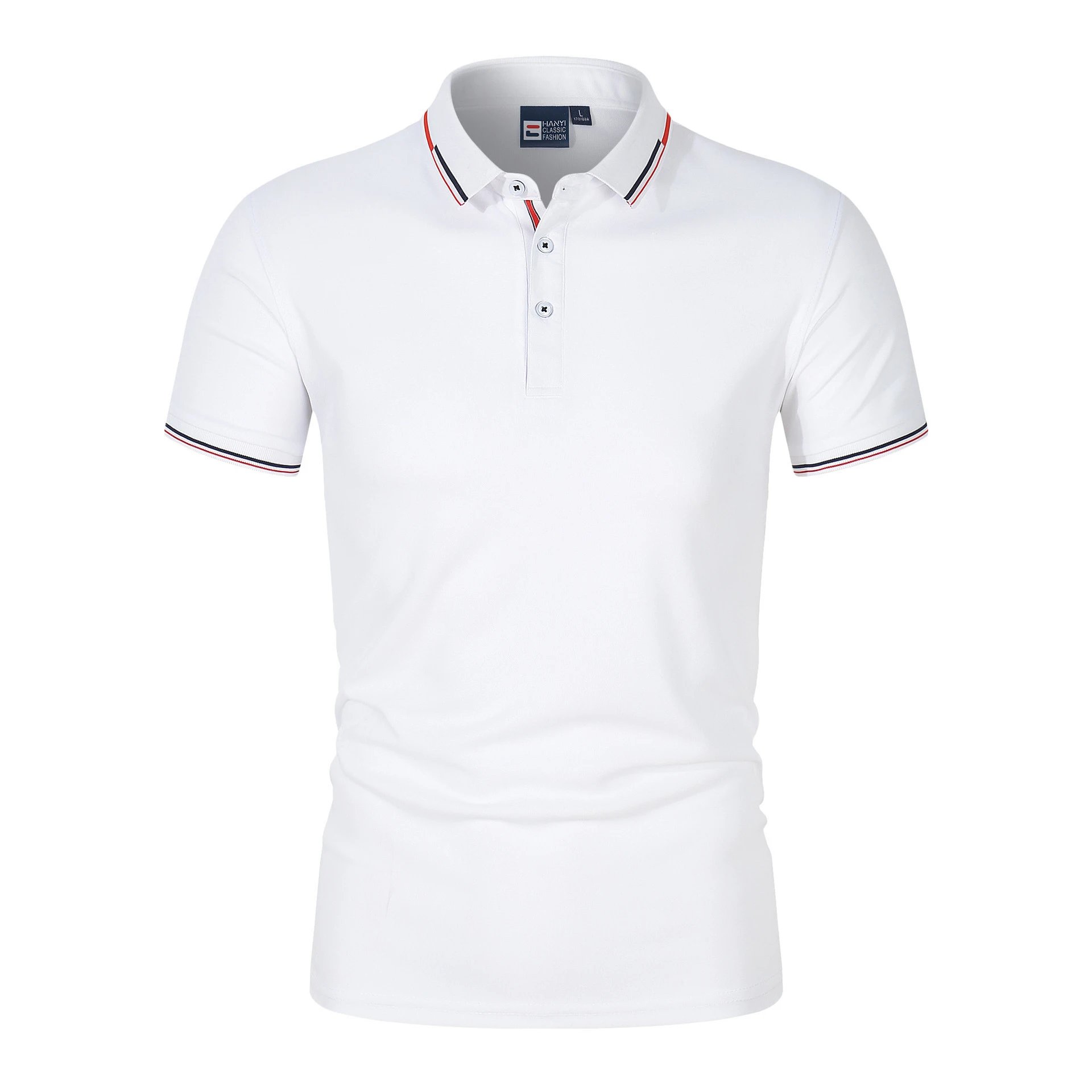 Hanyi T-Shirts Short-Sleeve Polo with Tipped Collar image 2