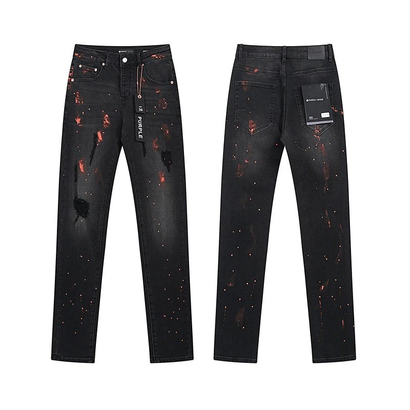 Purple Brand Jeans Printed and distressed denim — PU7029