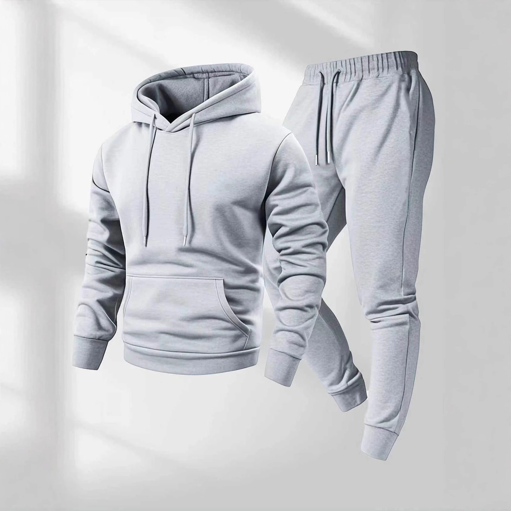 Unbranded Tracksuits Hooded Pullover and Jogger Set image 3