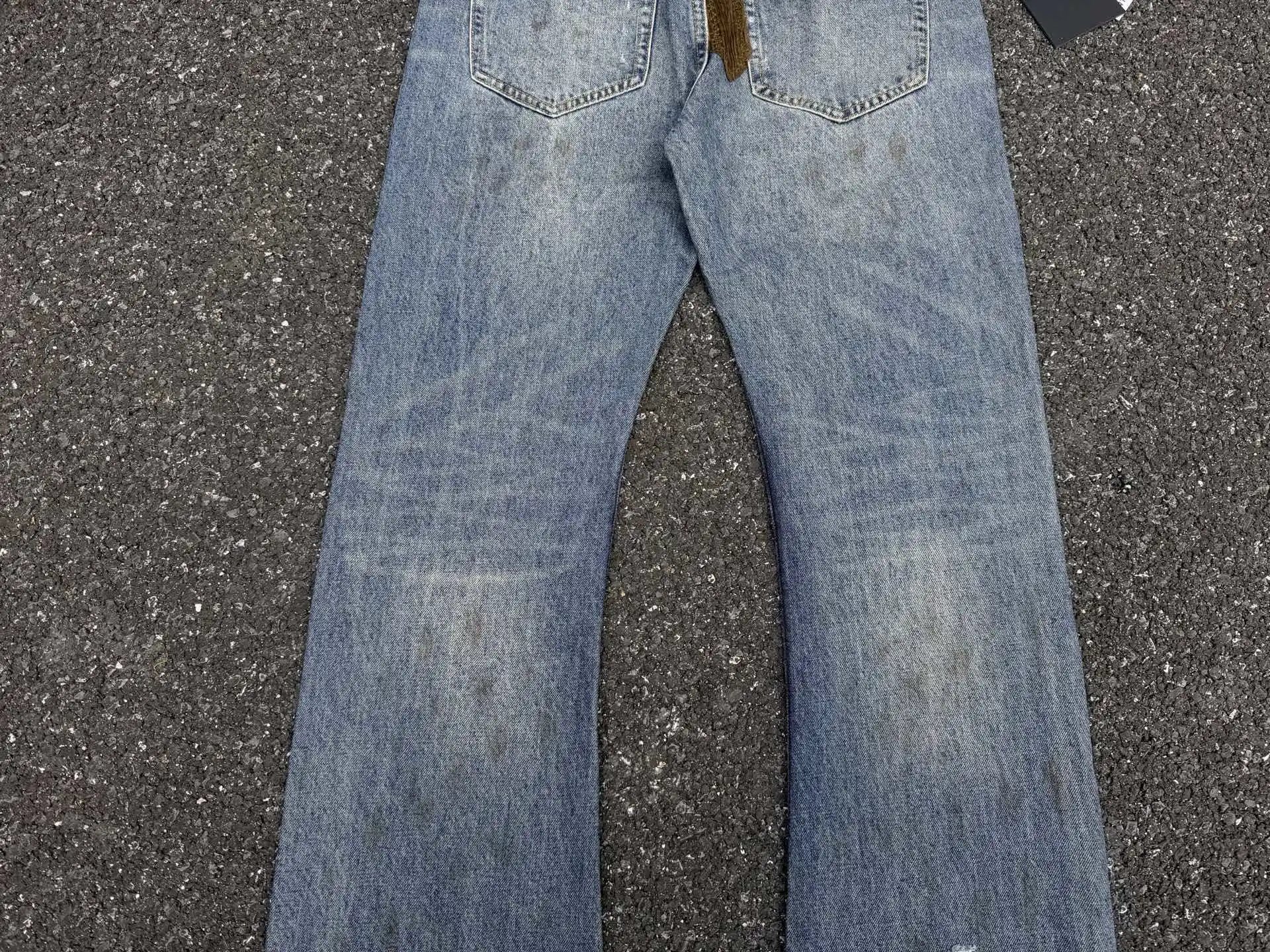 Denim Tears Patchwork Distressed Straight-Leg Jeans - 24
