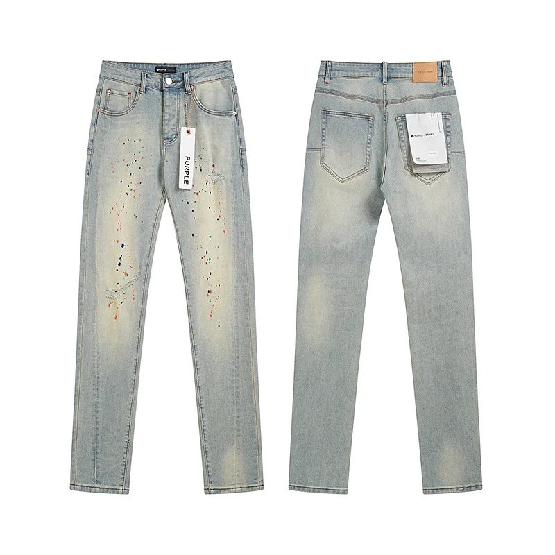 Purple Brand Jeans Printed and distressed denim — PU7023