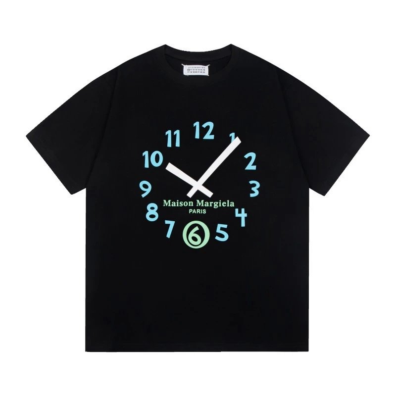 Maison Margiela Multiple graphic T-shirt designs — M622 Black