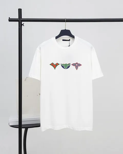 Design Five Heads Graphic White T-Shirt - 51