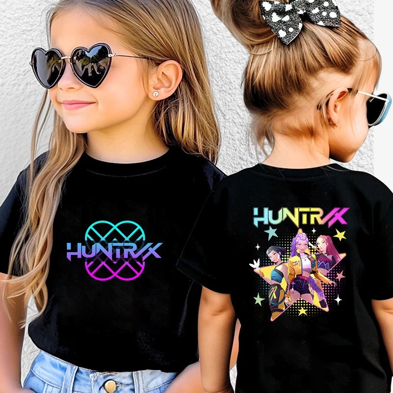 Unbranded T-Shirts Kids' KPop Demon Hunters Graphic Short-Sleeve T-Shirt image 2