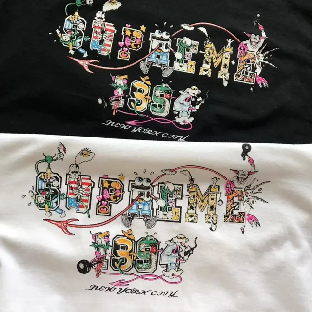 Supreme T-Shirts Short-Sleeve Graphic T-Shirt product detail image 2