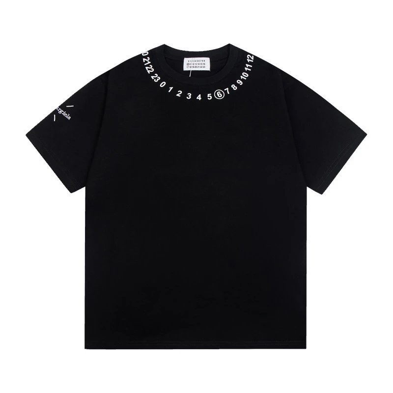 Maison Margiela Multiple graphic T-shirt designs — M635 Black