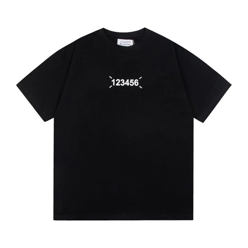 Maison Margiela Multiple graphic T-shirt designs — M623 Black