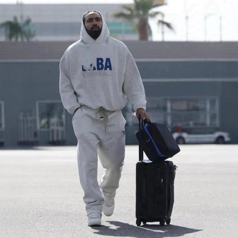 NBA Hoodie White Cas