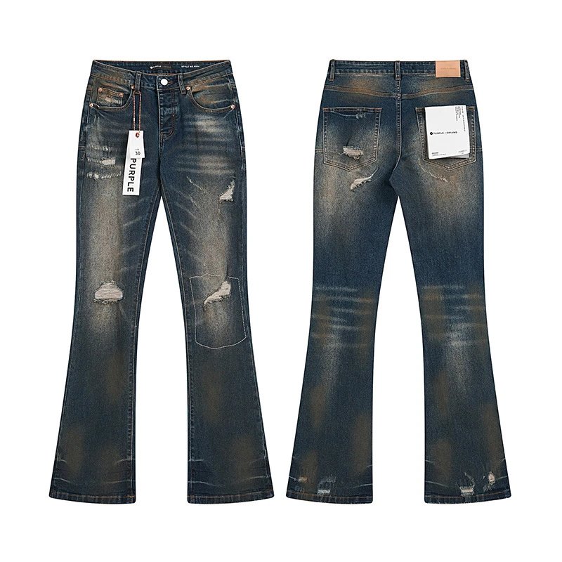 Purple Brand Jeans Printed and distressed denim — PU6015
