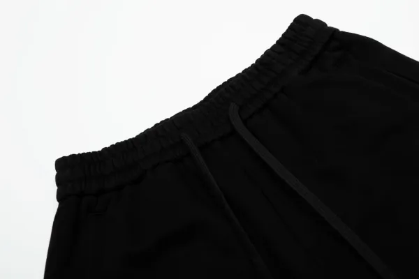 Chrome Hearts Cross Patch Embroidered Black Sweatshorts Shorts - 6