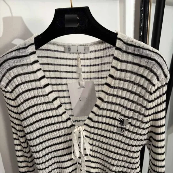 Design Ribbed Knit Crop Top and Cardigan Set Yellow - 9