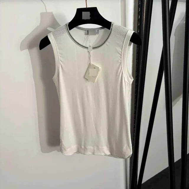 Unbranded Vests Ribbed Round-Neck Sleeveless Vest product detail image 2