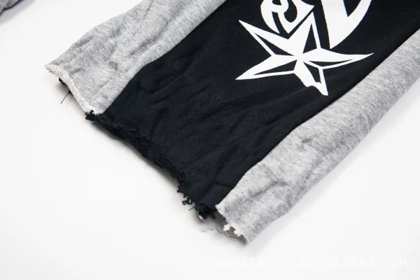 Gallery Dept Red Paint-Splatter Sweatpants with Tribal Star Motif - 23