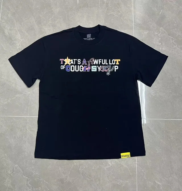 That's a Awful Lot of Cough Syrup T-Shirts Short-Sleeve Slogan Graphic product detail image 19