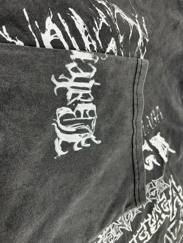 Unbranded T-Shirts Oversized graphic short-sleeve T-shirt product detail image 32