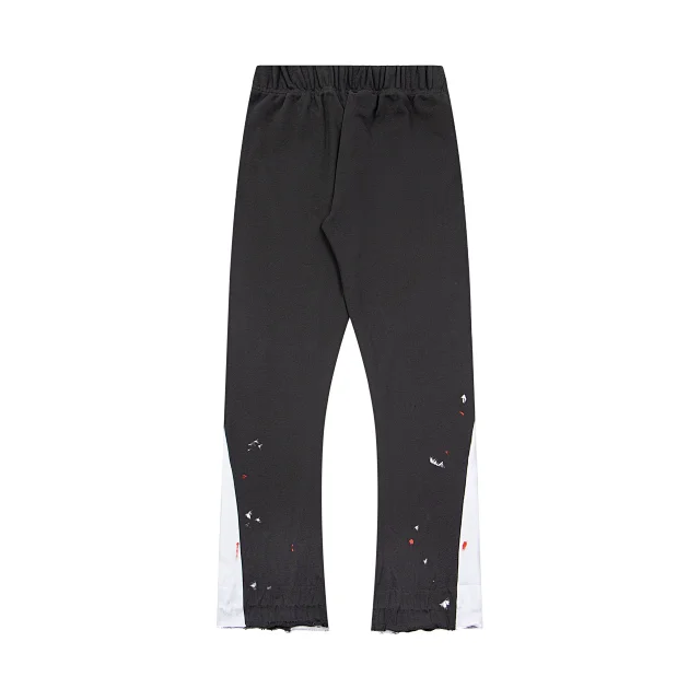 Galerie Dept. Trousers Paint-splatter graphic jogger with checkerboard star print and contrast side panels product detail image 10